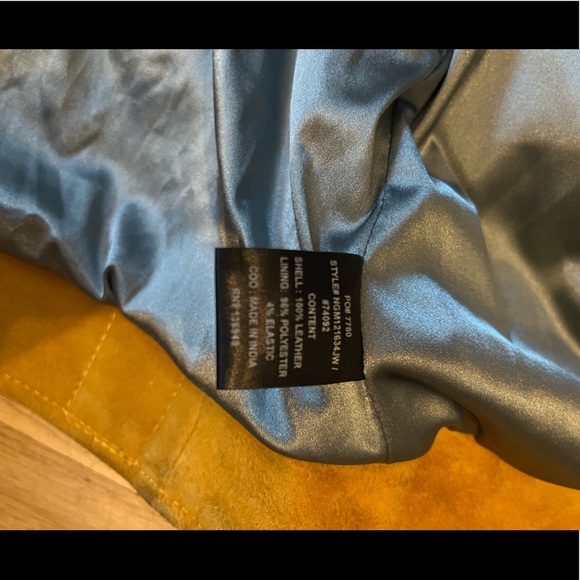 Nasty Gal Collection Suede Yellow Jacket - Picture 7 of 7